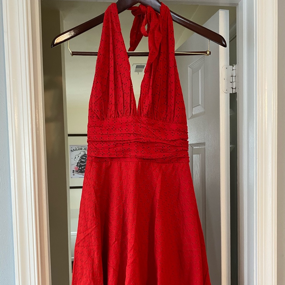 Red dress